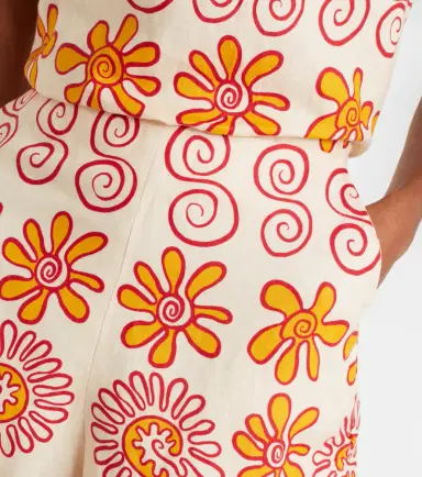 Cala de la Cruz Bahamas printed linen shorts | Thumbnail 4 Cala de la Cruz Bahamas printed linen shorts | Thumbnail 4
