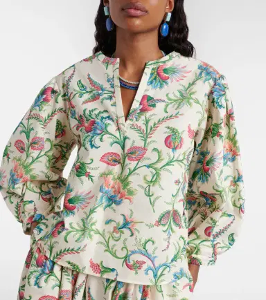 Etro Floral cotton blouse | Thumbnail 5 Etro Floral cotton blouse | Thumbnail 5
