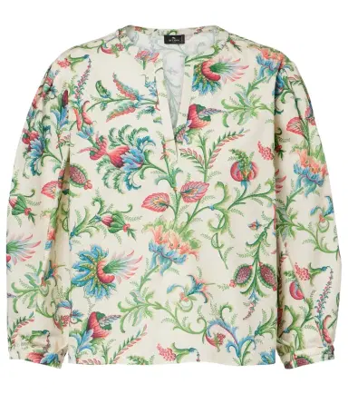 Etro Floral cotton blouse | Thumbnail 1 Etro Floral cotton blouse | Thumbnail 1
