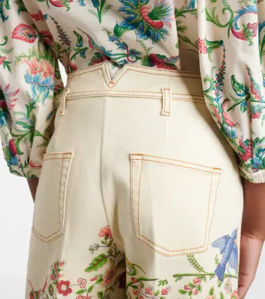 Etro Belted printed wide-leg jeans | Thumbnail 4 Etro Belted printed wide-leg jeans | Thumbnail 4