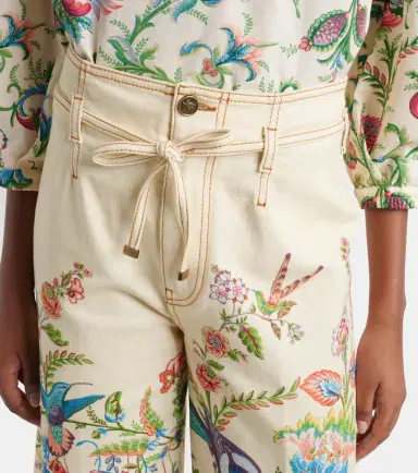 Etro Belted printed wide-leg jeans | Thumbnail 6 Etro Belted printed wide-leg jeans | Thumbnail 6