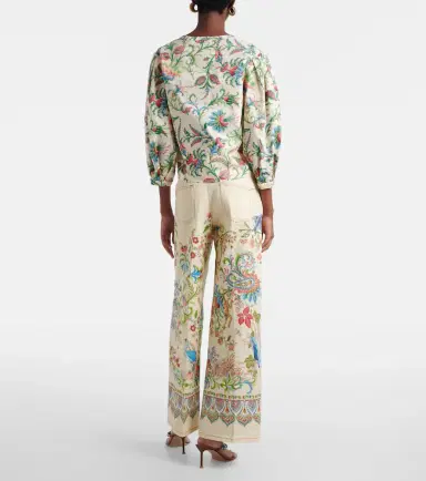 Etro Belted printed wide-leg jeans | Thumbnail 7 Etro Belted printed wide-leg jeans | Thumbnail 7