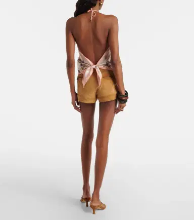 Etro Suede shorts | Thumbnail 4 Etro Suede shorts | Thumbnail 4