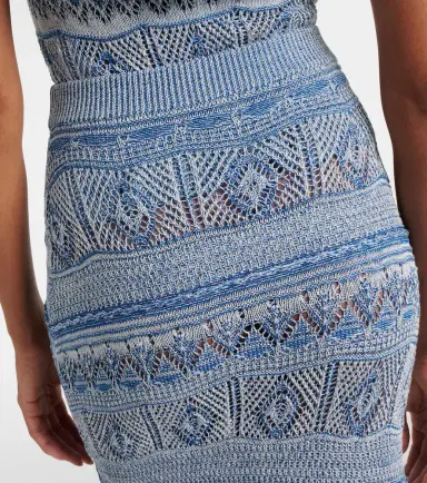 Etro Crochet ruffled cotton midi skirt | Thumbnail 2 Etro Crochet ruffled cotton midi skirt | Thumbnail 2
