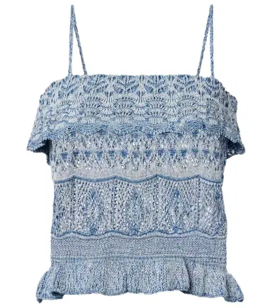 Etro Knitted cotton crop top | Thumbnail 1 Etro Knitted cotton crop top | Thumbnail 1