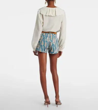Etro Paisley denim shorts | Thumbnail 4 Etro Paisley denim shorts | Thumbnail 4