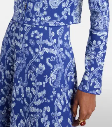 Etro Paisley cropped jacquard cardigan | Thumbnail 3 Etro Paisley cropped jacquard cardigan | Thumbnail 3