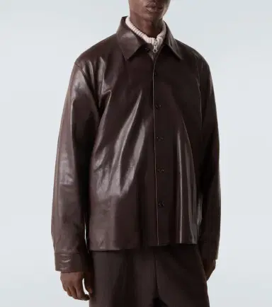 Our Legacy Welding leather overshirt | Thumbnail 2 Our Legacy Welding leather overshirt | Thumbnail 2