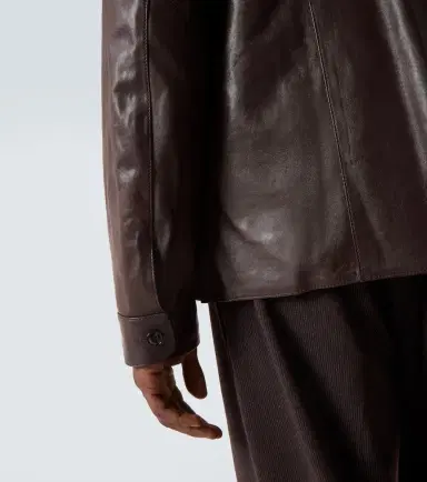 Our Legacy Welding leather overshirt | Thumbnail 3 Our Legacy Welding leather overshirt | Thumbnail 3