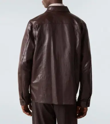 Our Legacy Welding leather overshirt | Thumbnail 4 Our Legacy Welding leather overshirt | Thumbnail 4