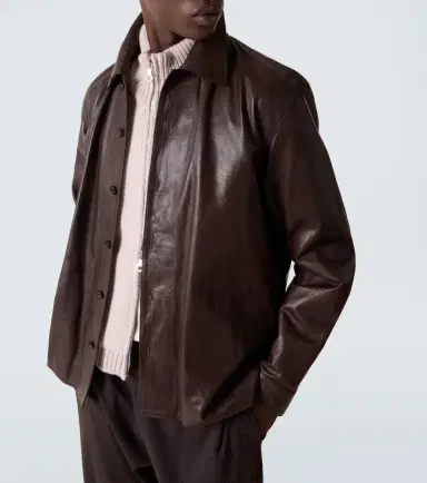 Our Legacy Welding leather overshirt | Thumbnail 5 Our Legacy Welding leather overshirt | Thumbnail 5