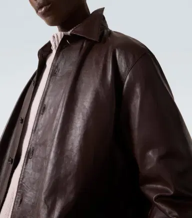 Our Legacy Welding leather overshirt | Thumbnail 6 Our Legacy Welding leather overshirt | Thumbnail 6