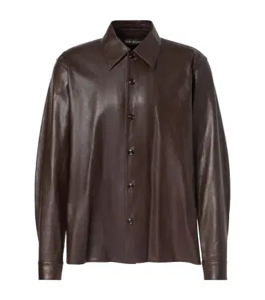 Our Legacy Welding leather overshirt | Thumbnail 1 Our Legacy Welding leather overshirt | Thumbnail 1