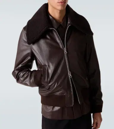 Our Legacy Pharos leather bomber jacket | Thumbnail 2 Our Legacy Pharos leather bomber jacket | Thumbnail 2