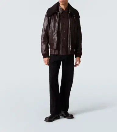 Our Legacy Pharos leather bomber jacket | Thumbnail 3 Our Legacy Pharos leather bomber jacket | Thumbnail 3