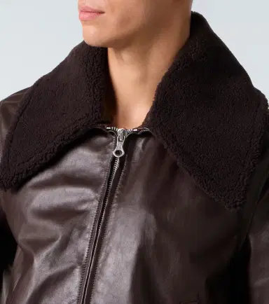 Our Legacy Pharos leather bomber jacket | Thumbnail 6 Our Legacy Pharos leather bomber jacket | Thumbnail 6