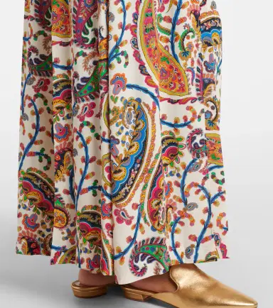 Etro Paisley pleated palazzo pants | Thumbnail 5 Etro Paisley pleated palazzo pants | Thumbnail 5