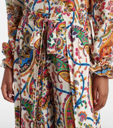 Etro Paisley pleated palazzo pants | Thumbnail 6 Etro Paisley pleated palazzo pants | Thumbnail 6