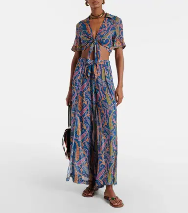 Etro Paisley crop top | Thumbnail 4 Etro Paisley crop top | Thumbnail 4