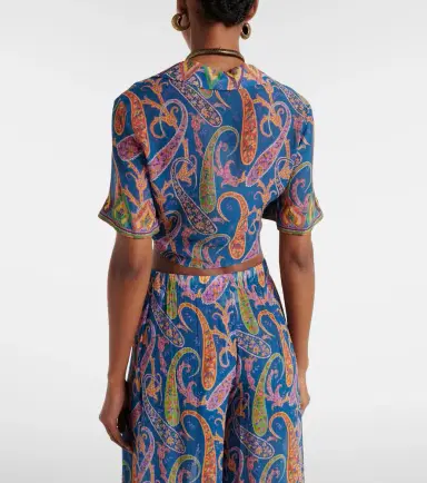 Etro Paisley crop top | Thumbnail 5 Etro Paisley crop top | Thumbnail 5