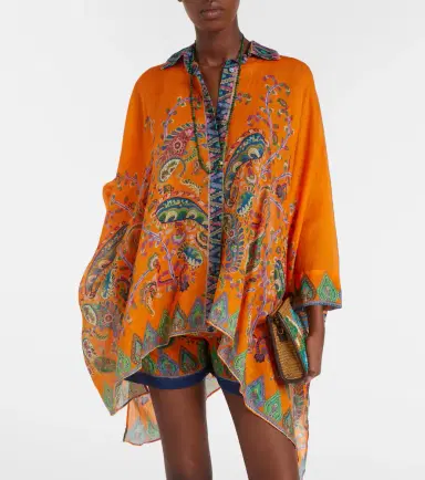 Etro Paisley oversized shirt | Thumbnail 6 Etro Paisley oversized shirt | Thumbnail 6