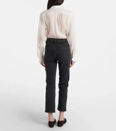 Frame Ruler cropped straight jeans | Thumbnail 5 Frame Ruler cropped straight jeans | Thumbnail 5