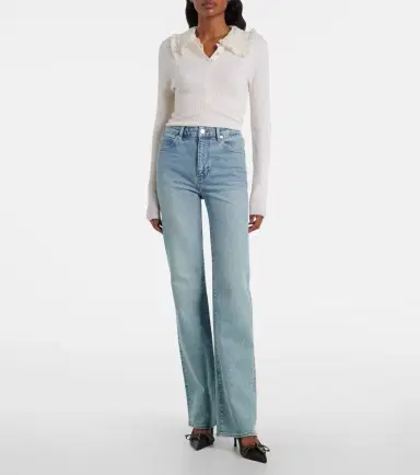 Frame Arrow high-rise bootcut jeans | Thumbnail 6 Frame Arrow high-rise bootcut jeans | Thumbnail 6
