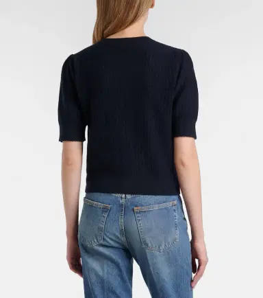 Frame Ladder pointelle cashmere cardigan | Thumbnail 5 Frame Ladder pointelle cashmere cardigan | Thumbnail 5