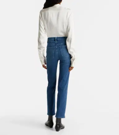 Frame Le Sleek cropped high-rise straight jeans | Thumbnail 3 Frame Le Sleek cropped high-rise straight jeans | Thumbnail 3