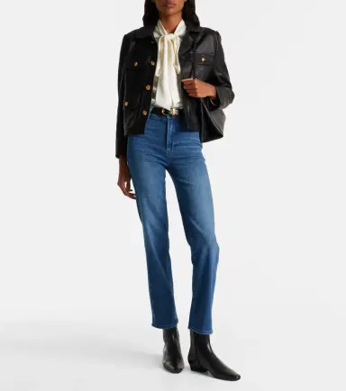 Frame Le Sleek cropped high-rise straight jeans | Thumbnail 5 Frame Le Sleek cropped high-rise straight jeans | Thumbnail 5