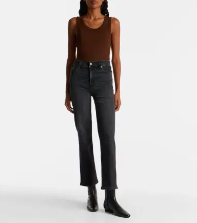 Frame Le Sleek cropped high-rise straight jeans | Thumbnail 2 Frame Le Sleek cropped high-rise straight jeans | Thumbnail 2