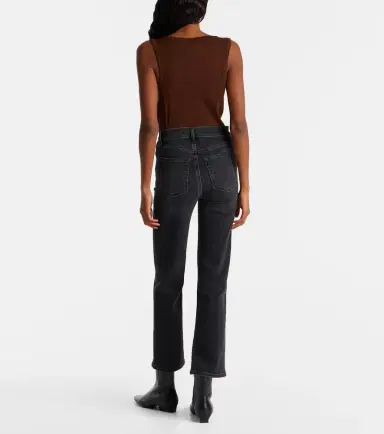 Frame Le Sleek cropped high-rise straight jeans | Thumbnail 6 Frame Le Sleek cropped high-rise straight jeans | Thumbnail 6