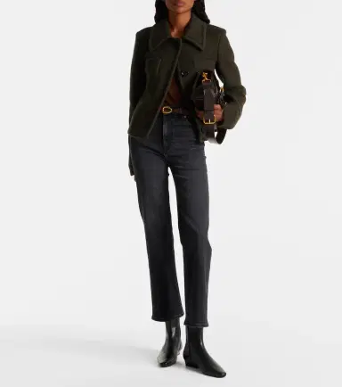 Frame Le Sleek cropped high-rise straight jeans | Thumbnail 7 Frame Le Sleek cropped high-rise straight jeans | Thumbnail 7