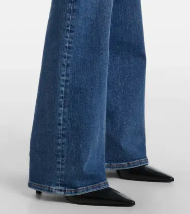 Frame Icon Long mid-rise flared jeans | Thumbnail 6 Frame Icon Long mid-rise flared jeans | Thumbnail 6
