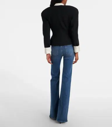 Frame Icon Long mid-rise flared jeans | Thumbnail 7 Frame Icon Long mid-rise flared jeans | Thumbnail 7