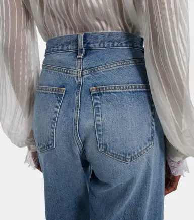 Frame Vertical Crop straight jeans | Thumbnail 5 Frame Vertical Crop straight jeans | Thumbnail 5