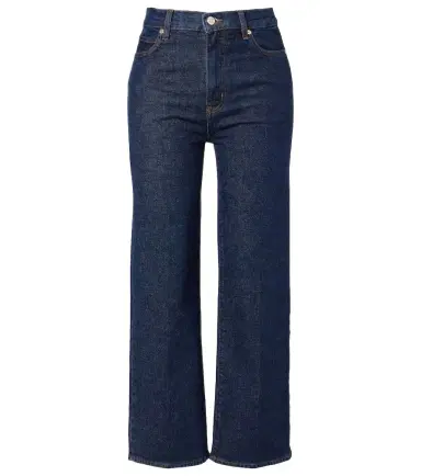 Frame Cropped high-rise wide-leg jeans | Thumbnail 1 Frame Cropped high-rise wide-leg jeans | Thumbnail 1