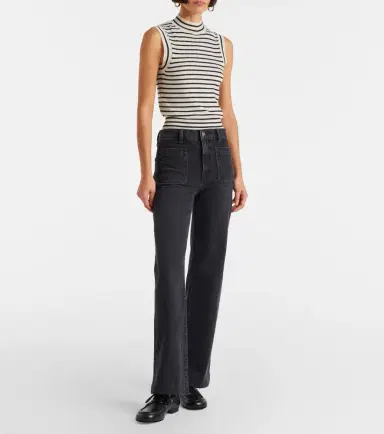 Frame Arrow high-rise bootcut jeans | Thumbnail 7 Frame Arrow high-rise bootcut jeans | Thumbnail 7