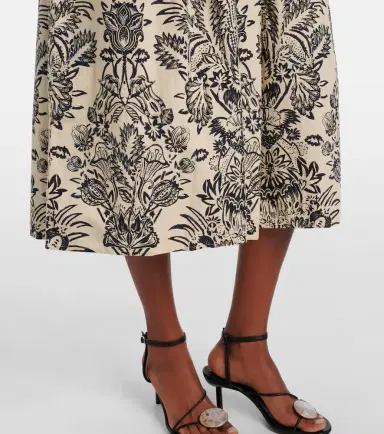 Ulla Johnson Harriet printed cotton poplin midi dress | Thumbnail 4 Ulla Johnson Harriet printed cotton poplin midi dress | Thumbnail 4