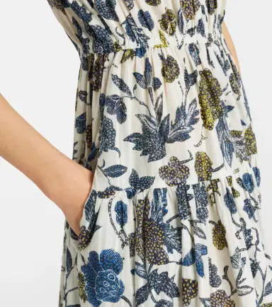 Ulla Johnson Kairi gathered cotton-blend midi dress | Thumbnail 2 Ulla Johnson Kairi gathered cotton-blend midi dress | Thumbnail 2