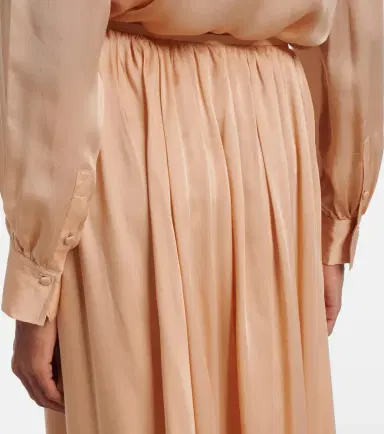 Ulla Johnson Zena ruffled silk chiffon midi skirt | Thumbnail 2 Ulla Johnson Zena ruffled silk chiffon midi skirt | Thumbnail 2