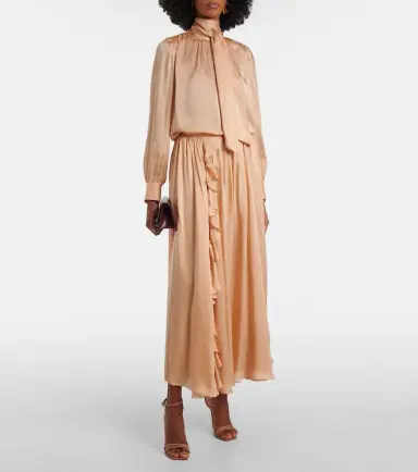 Ulla Johnson Zena ruffled silk chiffon midi skirt | Thumbnail 4 Ulla Johnson Zena ruffled silk chiffon midi skirt | Thumbnail 4