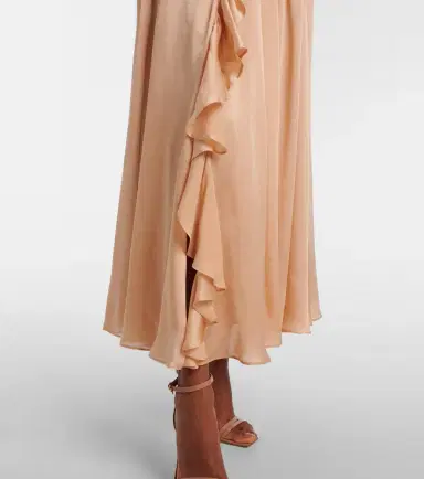 Ulla Johnson Zena ruffled silk chiffon midi skirt | Thumbnail 5 Ulla Johnson Zena ruffled silk chiffon midi skirt | Thumbnail 5