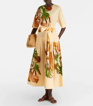 Ulla Johnson Aniline printed cotton midi dress | Thumbnail 6 Ulla Johnson Aniline printed cotton midi dress | Thumbnail 6