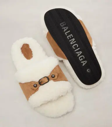 Balenciaga Suede slides | Thumbnail 2 Balenciaga Suede slides | Thumbnail 2