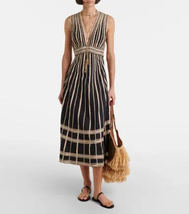 Ulla Johnson Palermo cotton poplin midi dress | Thumbnail 2 Ulla Johnson Palermo cotton poplin midi dress | Thumbnail 2