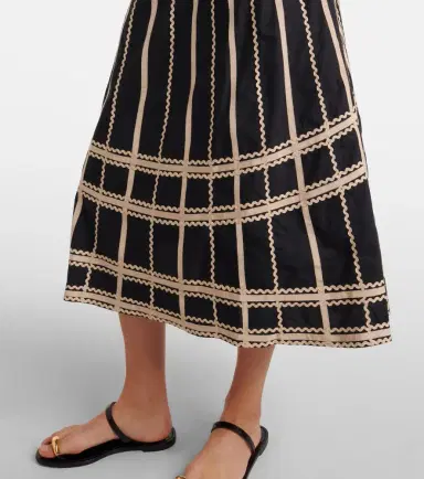 Ulla Johnson Palermo cotton poplin midi dress | Thumbnail 3 Ulla Johnson Palermo cotton poplin midi dress | Thumbnail 3