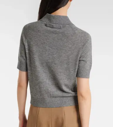 Victoria Beckham Wool polo shirt | Thumbnail 5 Victoria Beckham Wool polo shirt | Thumbnail 5