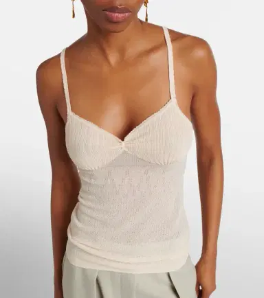 Victoria Beckham Cami cotton-blend top | Thumbnail 4 Victoria Beckham Cami cotton-blend top | Thumbnail 4