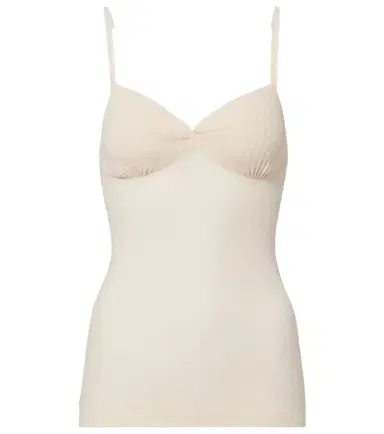 Victoria Beckham Cami cotton-blend top | Thumbnail 1 Victoria Beckham Cami cotton-blend top | Thumbnail 1